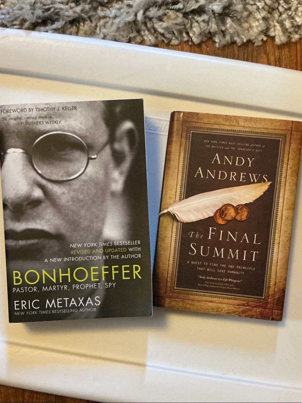 Bonhoeffer by Eric Metaxas and The Final Summit 2 book bundle